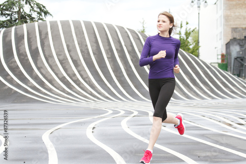 Photography running in Copenhagen