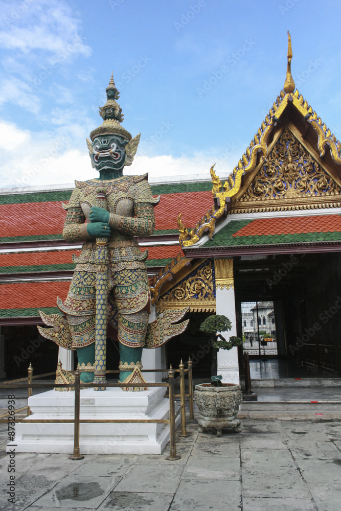 Statue of a Giant at Grand Palace (Bangkok, Thailand)