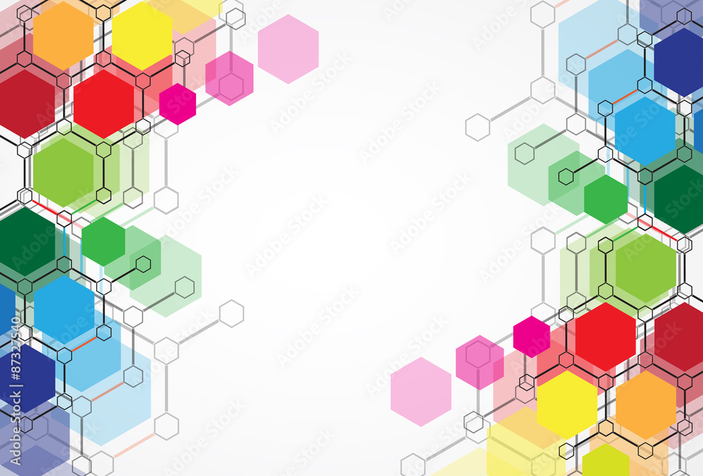 Obraz premium Abstract tech background. Futuristic technology interface. Vector
