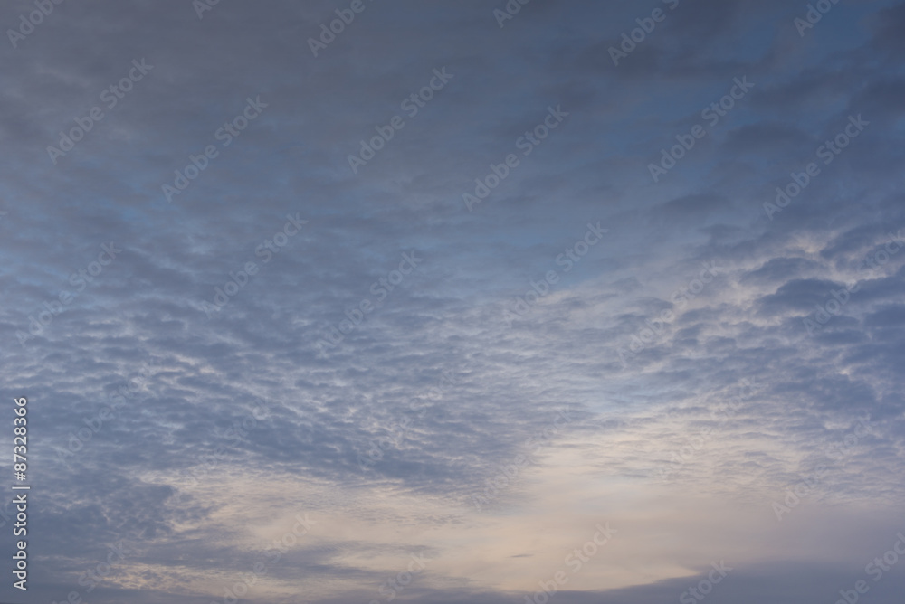 Evening sky