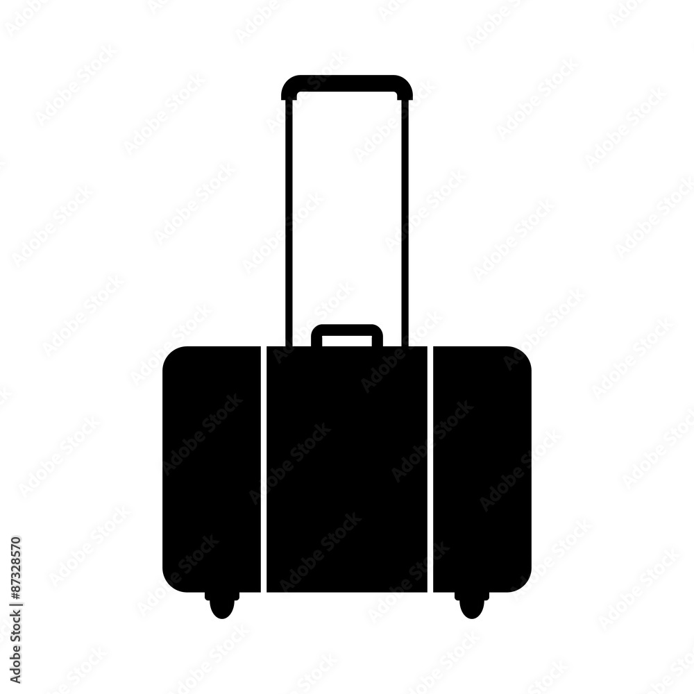Travel suitcase icon. Travel suitcase icon.