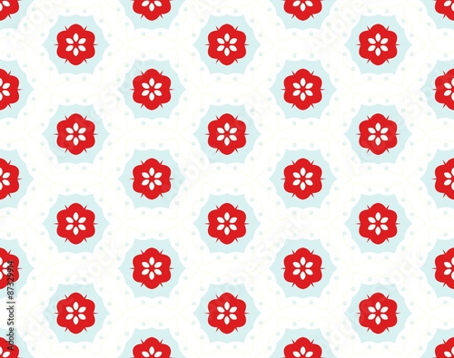Multicolor geometric pattern in bright color