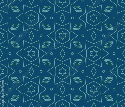Vector seamless pattern. Repeating geometric tiles