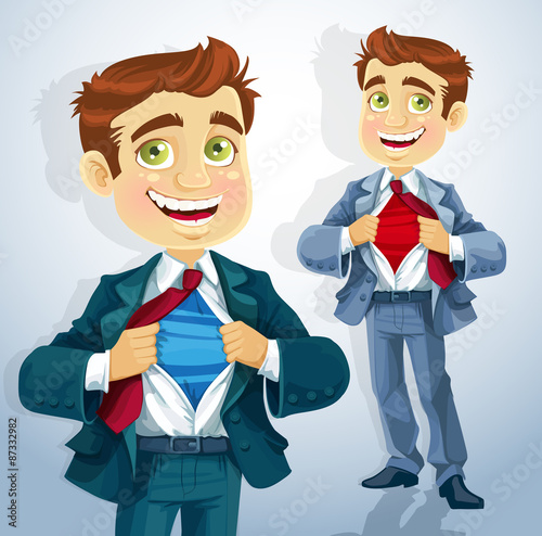 Super business man