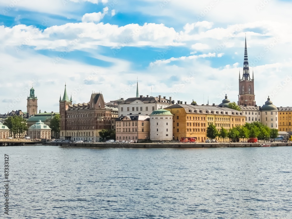 Panoramic view of the Old City. Stockholm, Sweden Panoramic view of the Old City. Stockholm, Sweden