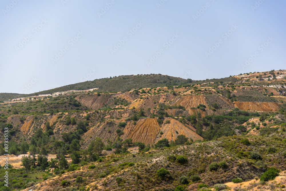 Hills near Kalavasos Dam, Cyprus