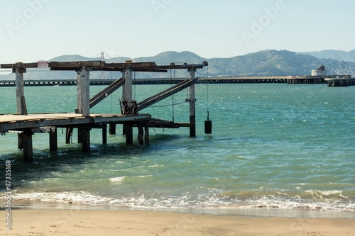 Wooden pier