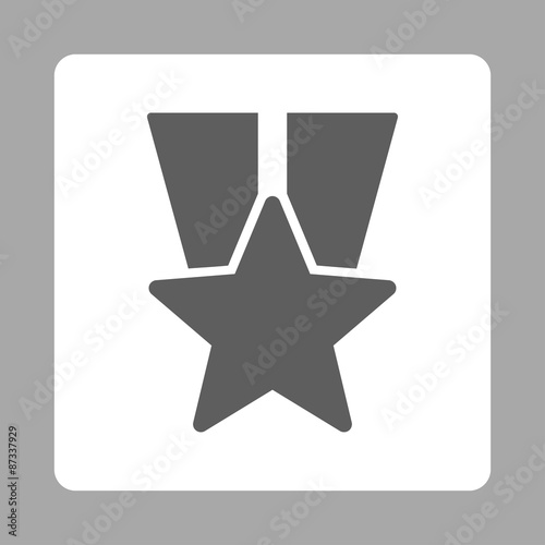 Star medal icon from Award Buttons OverColor Set