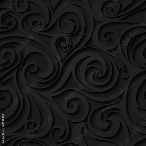 Abstract dark seamless pattern.