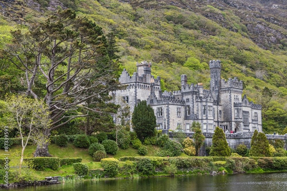 Kylemore Abbey in spring
