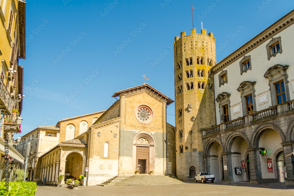 Medieval Church of St. Andrea, Orvieto, Italy