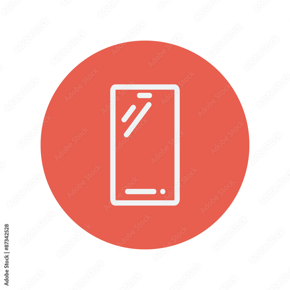 Cellphone thin line icon Cellphone thin line icon