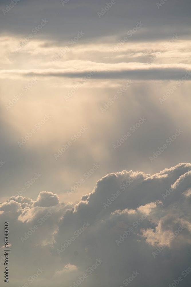 Sky with clouds