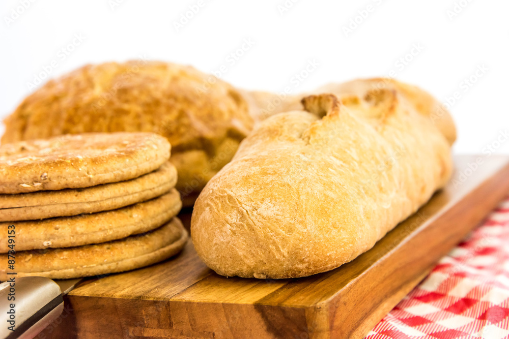 assortment of fresh baked breads assortment of fresh baked breads