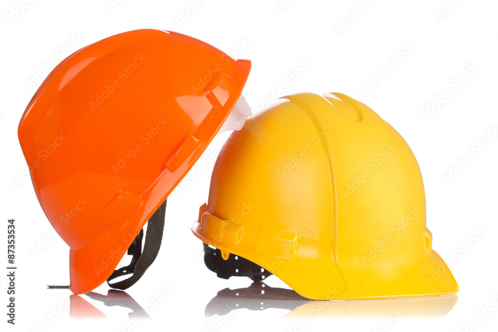 Safety helmet isolated on white Safety helmet isolated on white