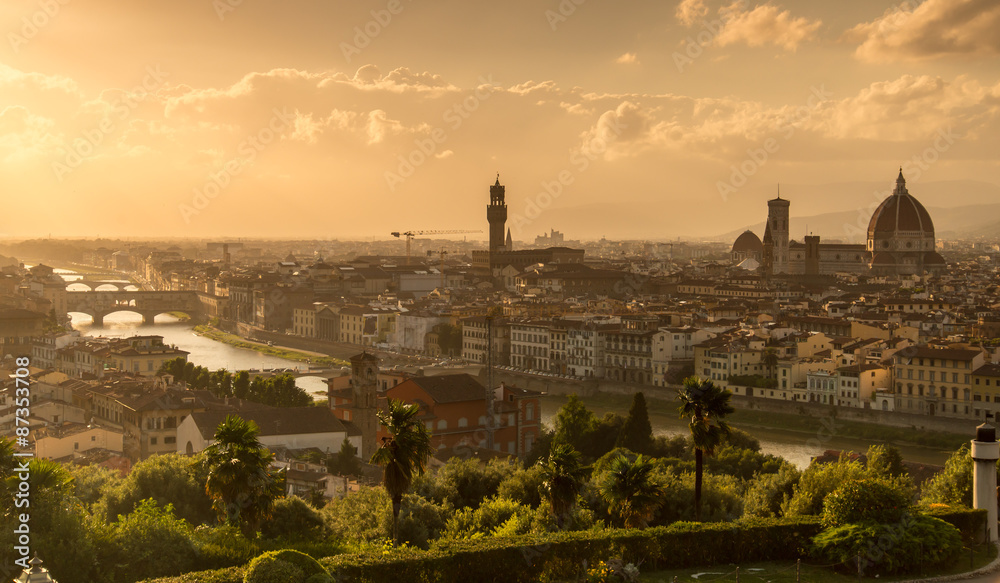 Florence Italy sunset