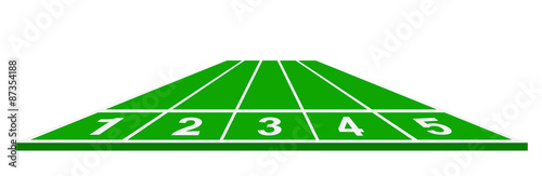 Running track in green design