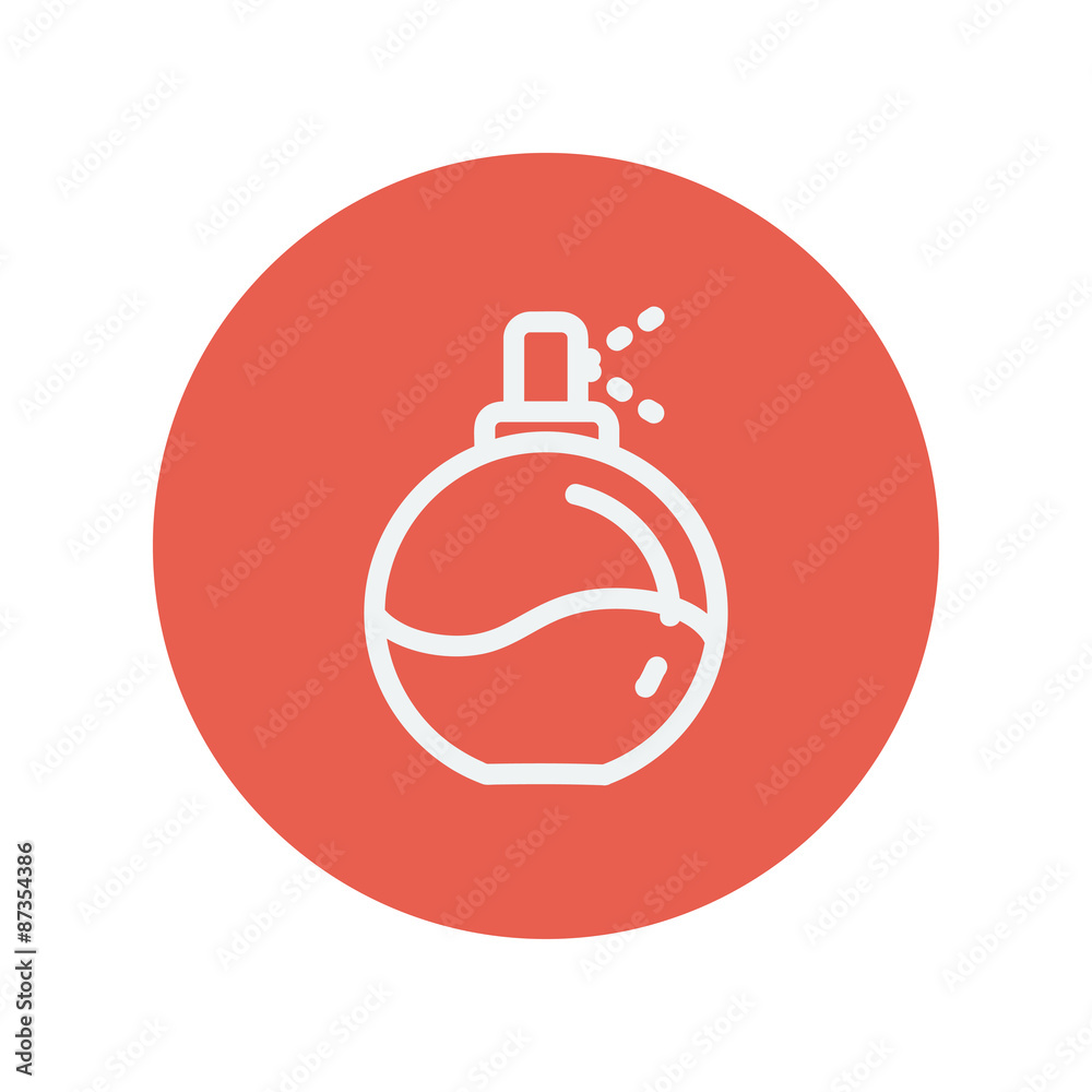 Perfume thin line icon