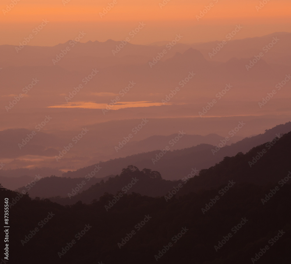Layers of mountain Layers of mountain