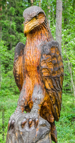 Wooden eagle © pavellukashin