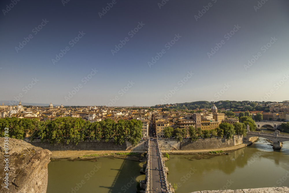 Fototapeta premium Aussicht über Rom