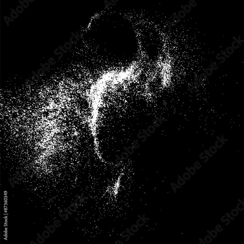 Grainy texture vector.