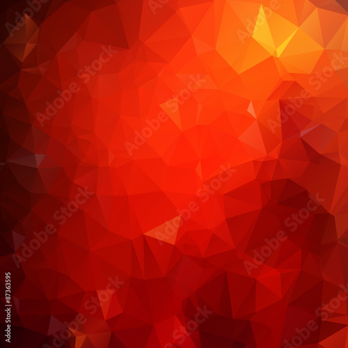 Red abstract polygon pattern