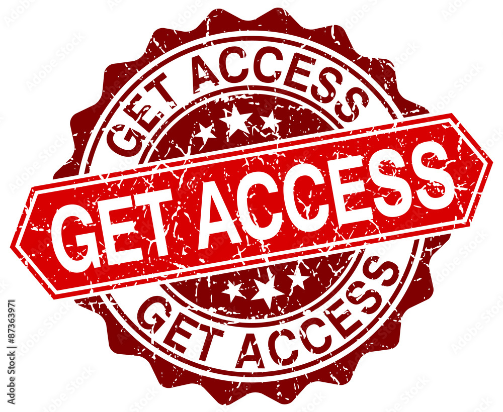 get access red round grunge stamp on white get access red round grunge stamp on white