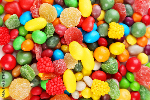 Colorful candies background photo