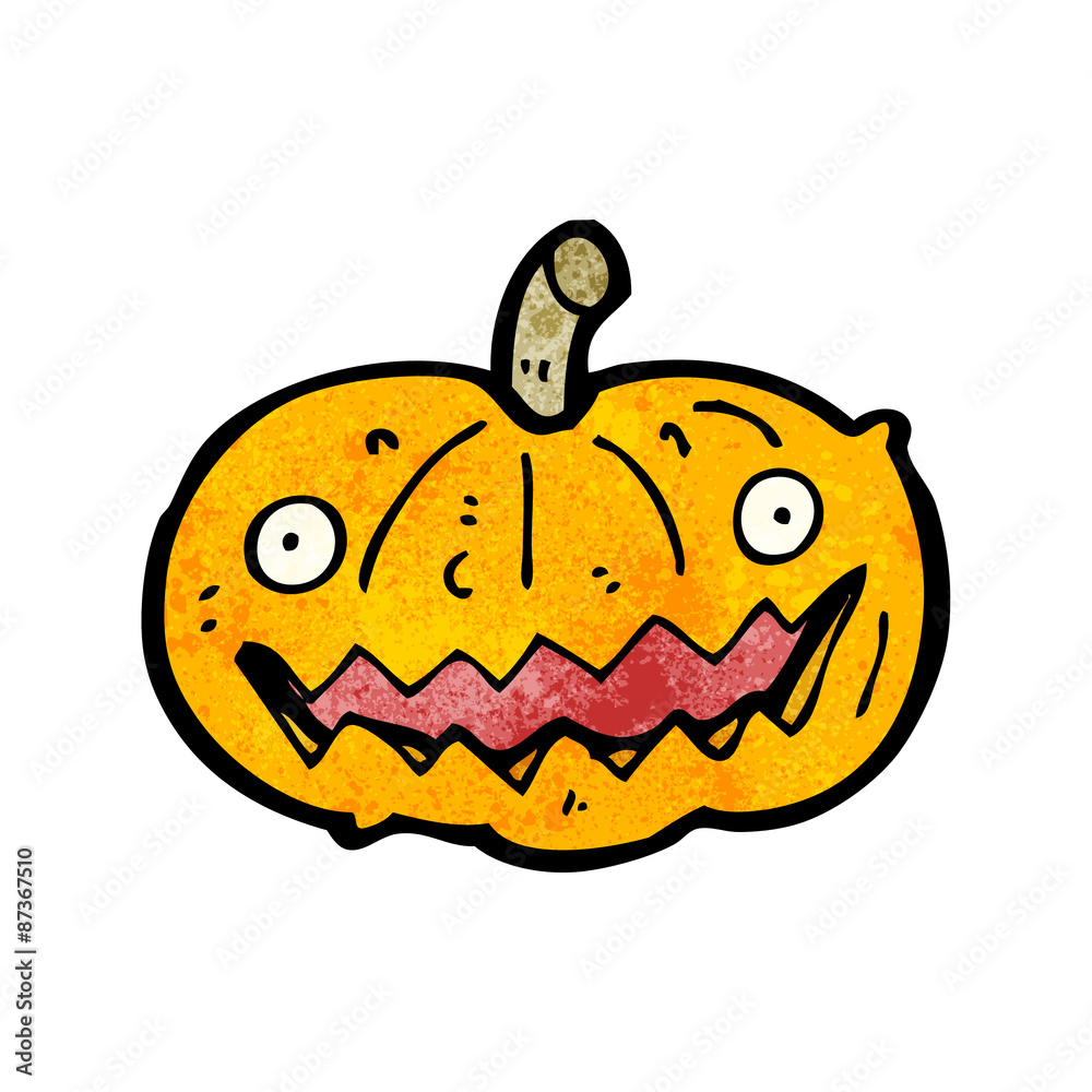 Fototapeta premium cartoon pumpkin