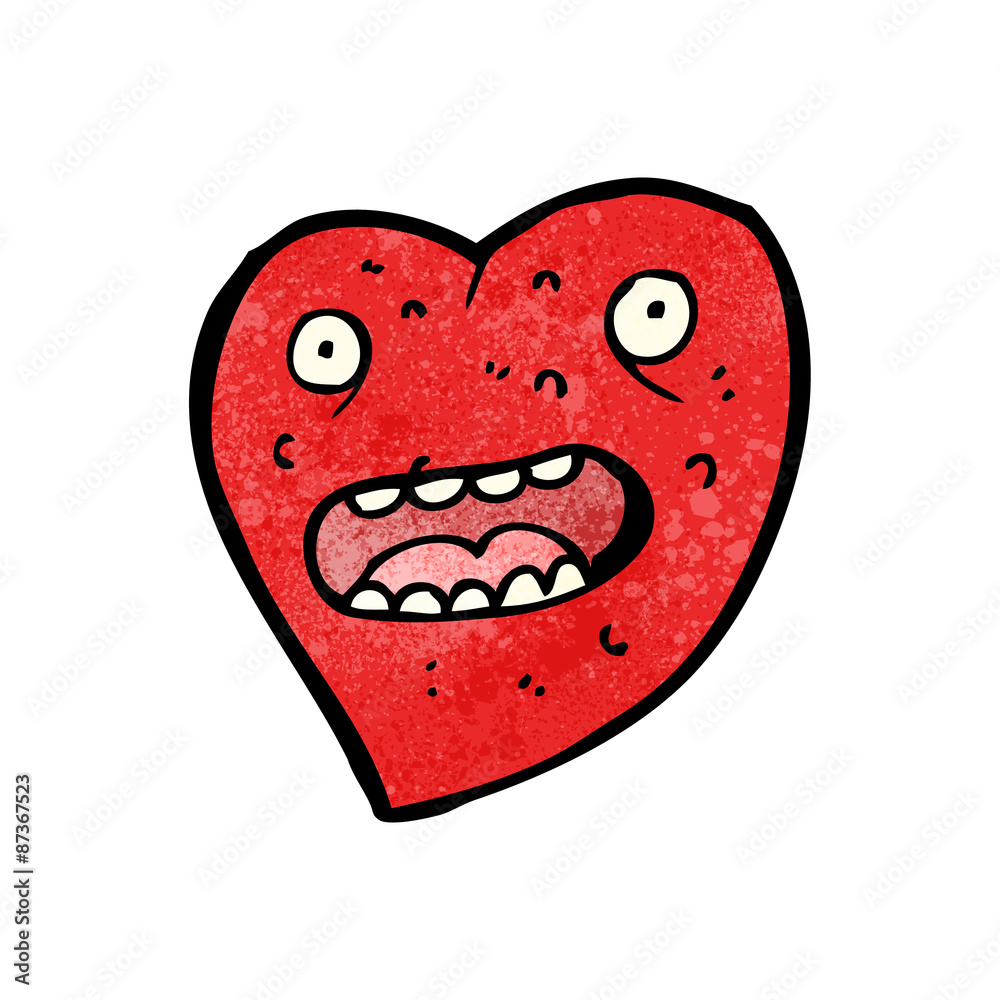 crazy heart cartoon character crazy heart cartoon character