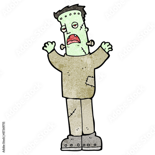 cartoon frankenstein monster