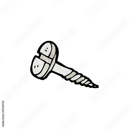 cartoon screw