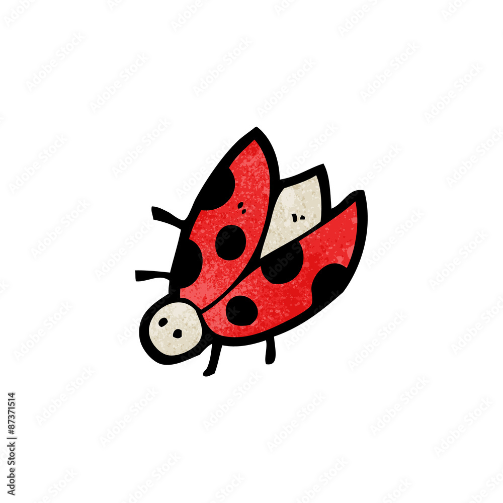 cartoon ladybug Stock Vector | Adobe Stock
