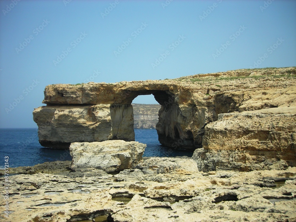 The famous rock formation called 
