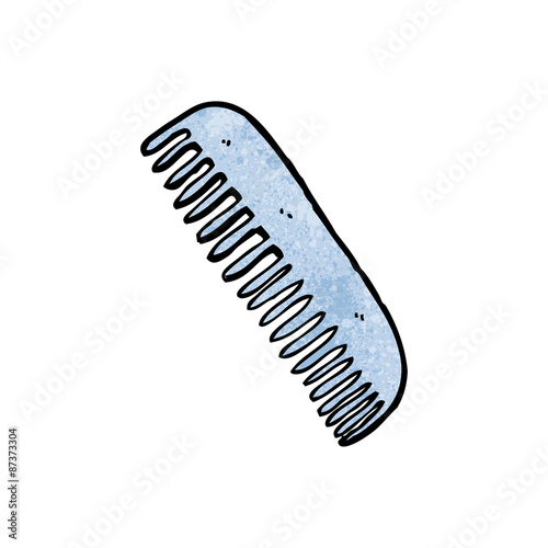 cartoon hair comb