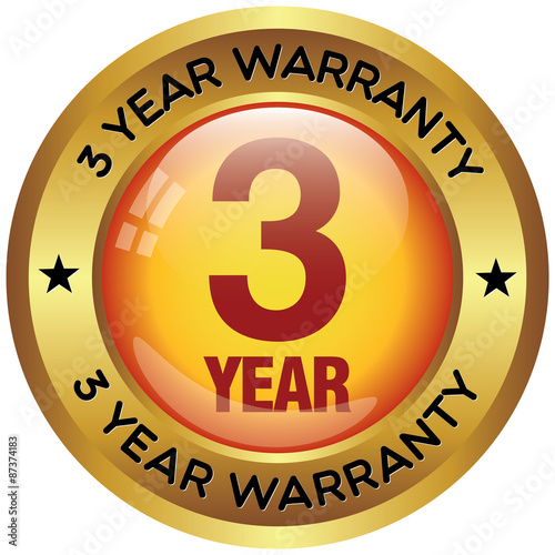 3 year warranty icon