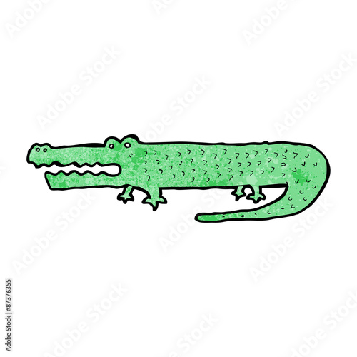 cartoon crocodile