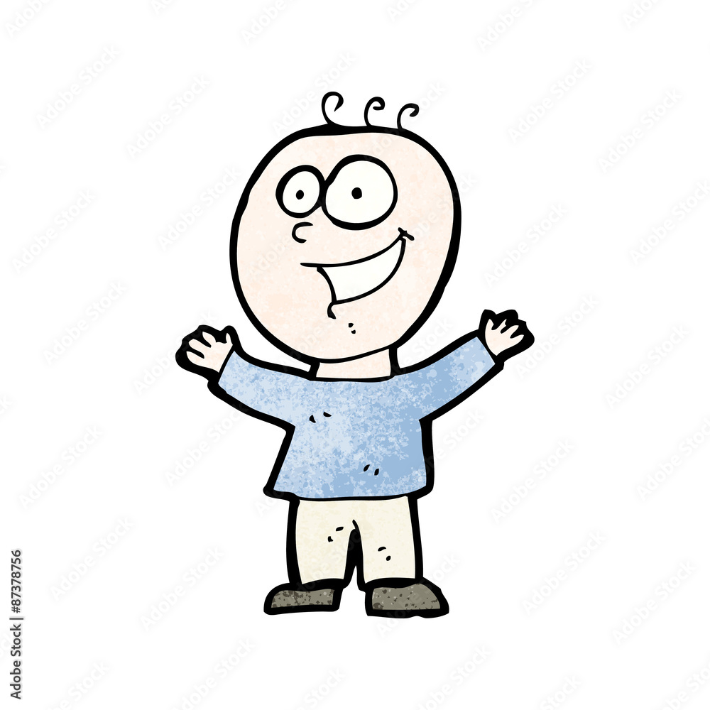 cartoon grinning doodle man cartoon grinning doodle man