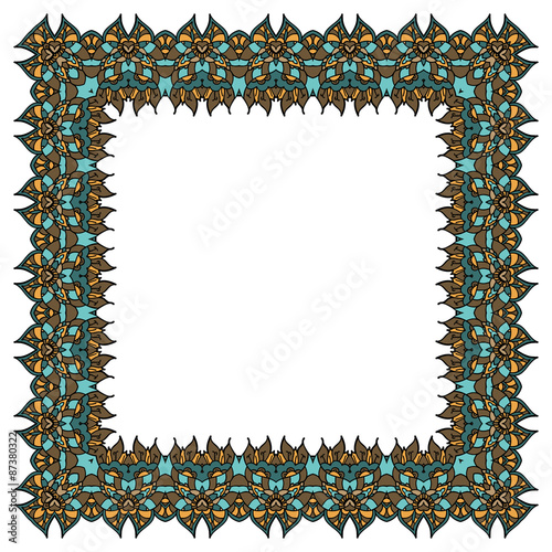 Ornamental vector frame photo