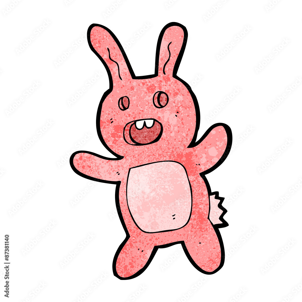 Obraz premium cartoon spooky rabbit
