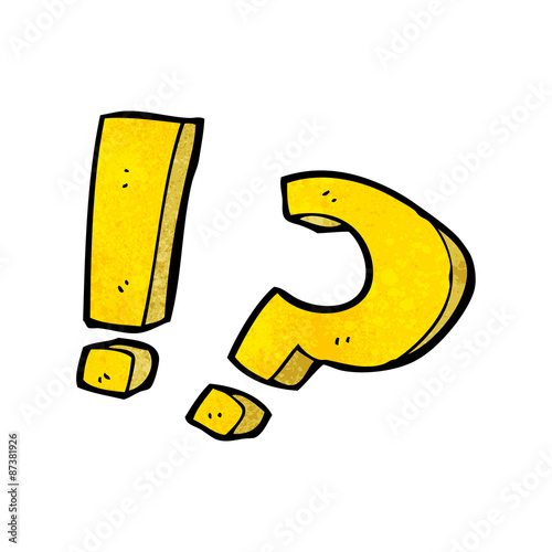 cartoon question marks