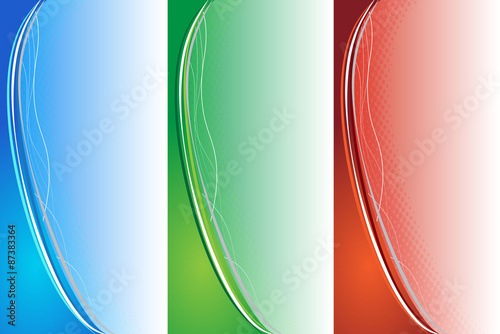 Collection of abstract color background 