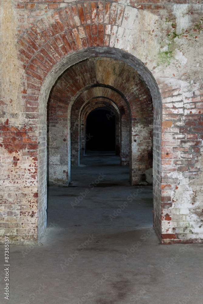corridors with arches