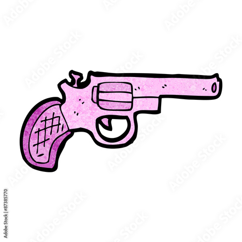 cartoon pink pistol