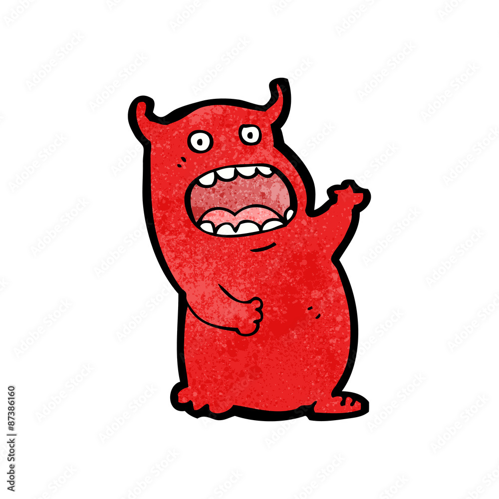 Naklejka premium funny alien
