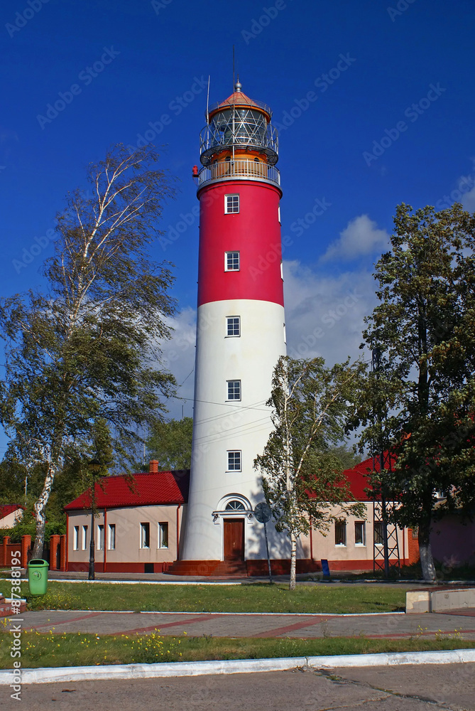The lighthouse in the Baltic