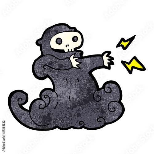 cartoon spooky ghoul