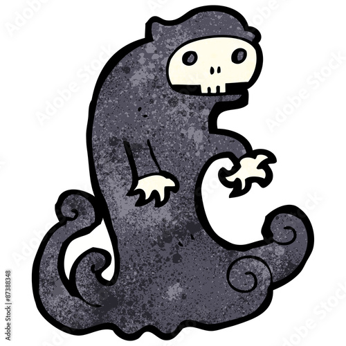 cartoon spooky ghoul