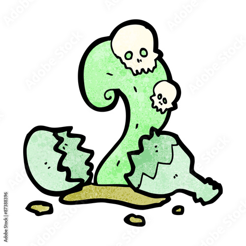 cartoon smashed bottle